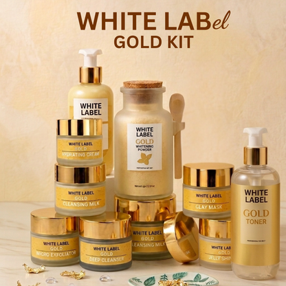 White Label Gold Facial Kit