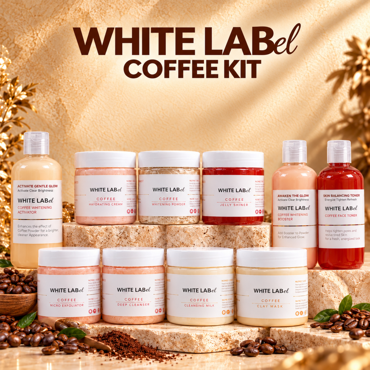White Label Coffee Facial Kit
