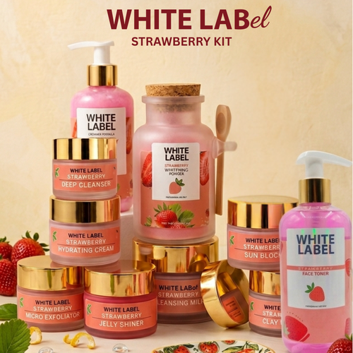 White Label Strawberry Facial Kit