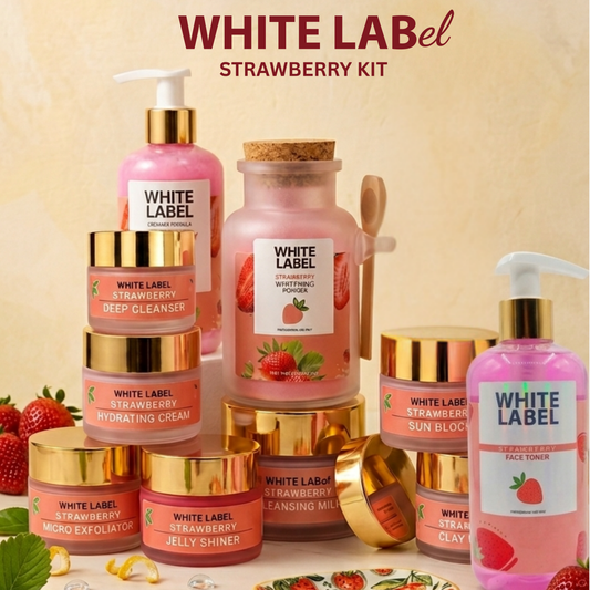 White Label Strawberry Facial Kit