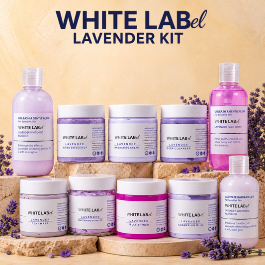 White Label Lavender Facial Kit