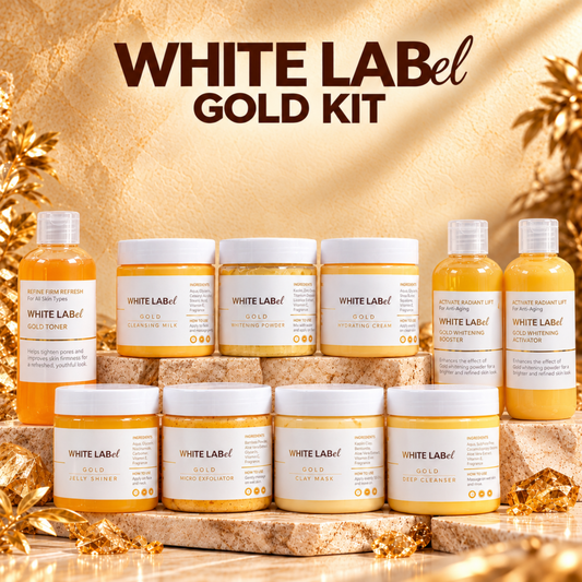 White Label Gold Facial Kit