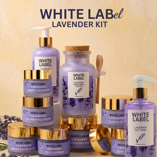 White Label Lavender Facial Kit