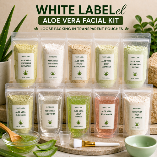 White Label Aloe Vera Facial Kit