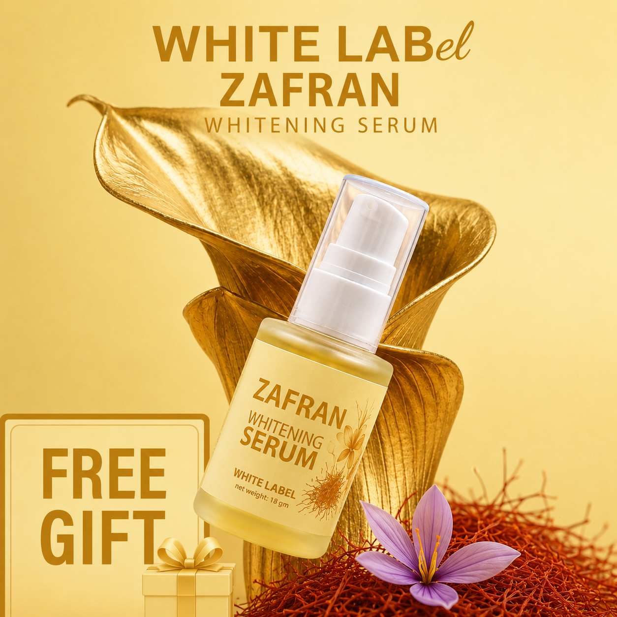 White Label Zafran Facial Kit