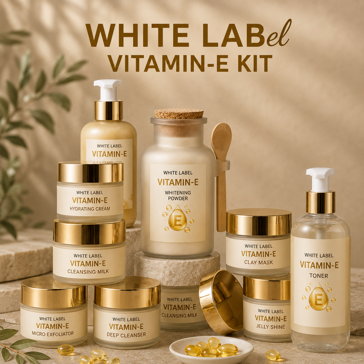 White Label Vitamin-E Facial Kit