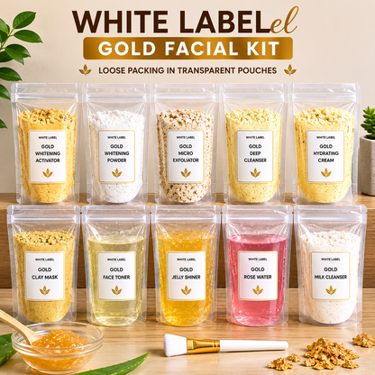 White Label Gold Facial Kit