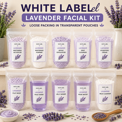 White Label Lavender Facial Kit