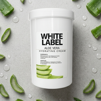White Label Aloe Vera Hydrating Cream - 1 KG