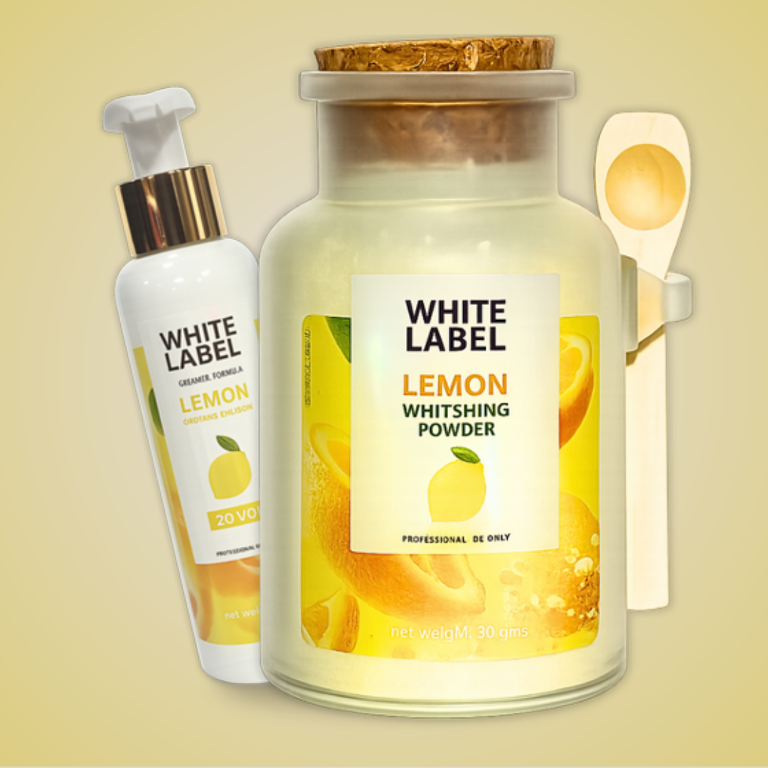 White Label Lemon Whitening Powder - 1 KG