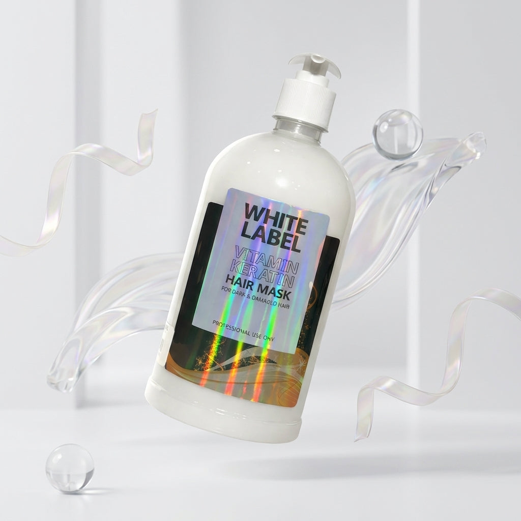 White Label Vitamin Keratin Repair Hair Mask - 1 KG