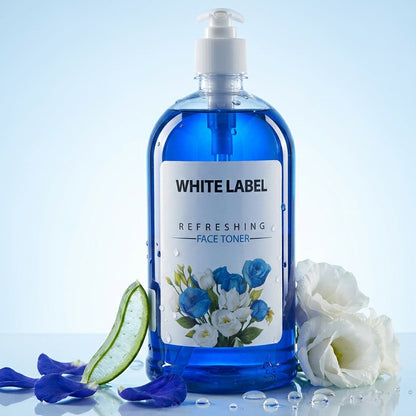 White Label Refreshing Face Toner Blue - 1 KG