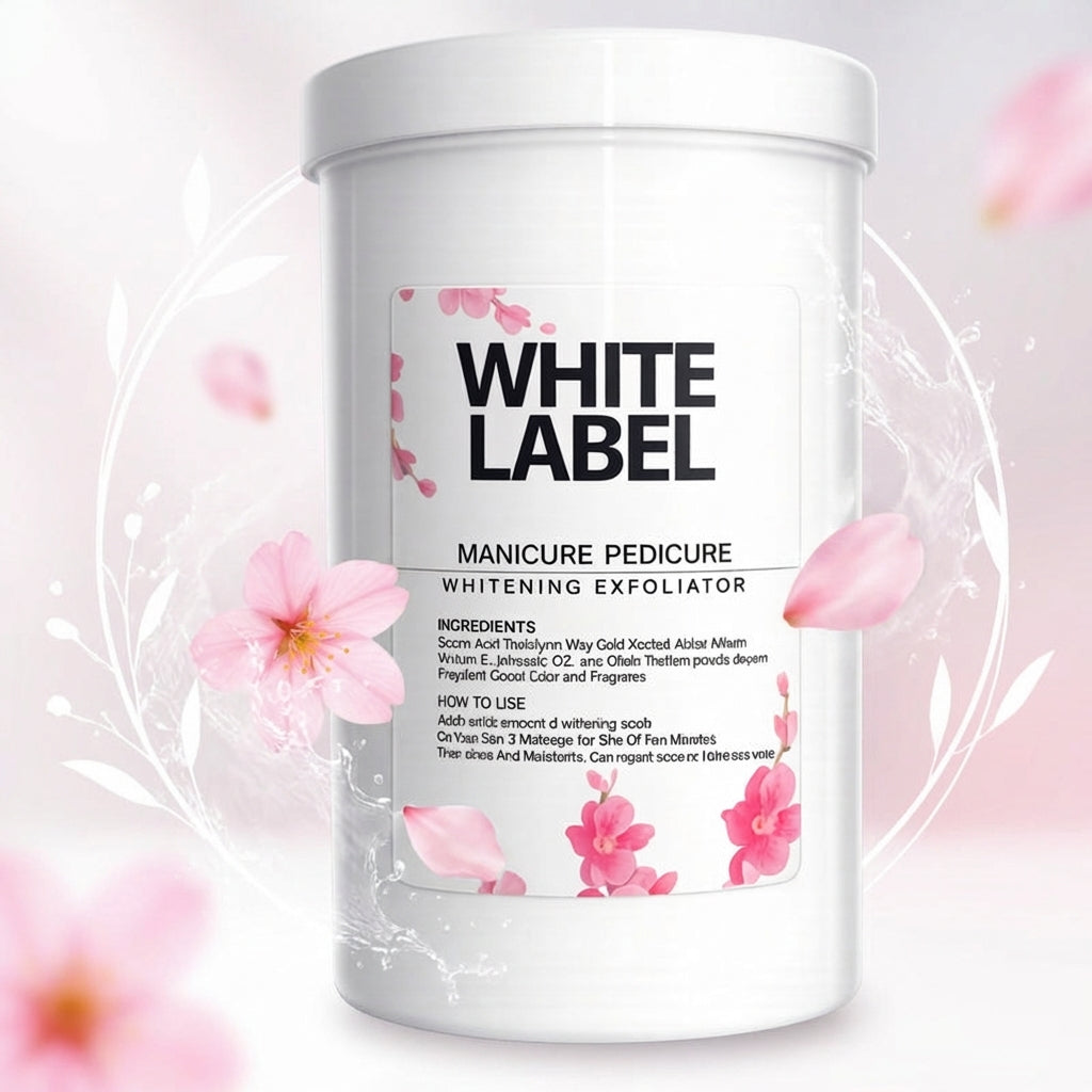 White Label Manicure Pedicure Whitening Exfoliator - 1 KG